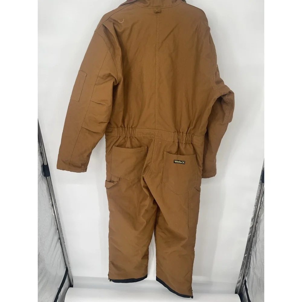 Walls Work Wear Quilted Liner Mechanics Coveralls Men's M Pit To Pit 24 Inseam29